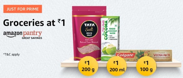 India Desire : Amazon Pantry Deals: Get Pantry Products Just At Re 1 Only